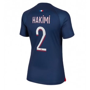 Maillot de foot Paris Saint-Germain Achraf Hakimi #2 Domicile Femmes 2023-24 Manches Courte
